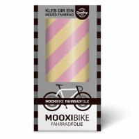 MOOXIBIKE Fahrradfolie Pastell Lollipop (Gelb / Rosa)