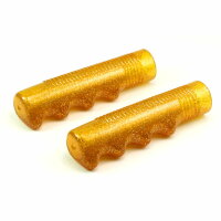 Retro Glitzergriffe / Lenkergriffe (Gold)