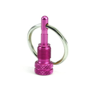 Valve Adaptor (SV/DV-AV) with Key Ring (Pink)