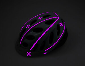 RydeSafe Reflective Bike Decals Modular SMALL (Lila / Violett)