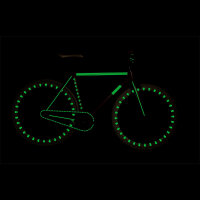 RydeSafe Reflective Bike Decals Modular SMALL (Green)