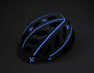 RydeSafe Reflective Bike Decals Modular SMALL (Blau)