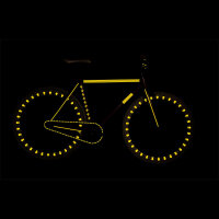 RydeSafe Reflective Bike Decals Modular SMALL (Gelb)