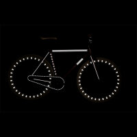 RydeSafe Reflective Bike Decals Modular SMALL (Black)