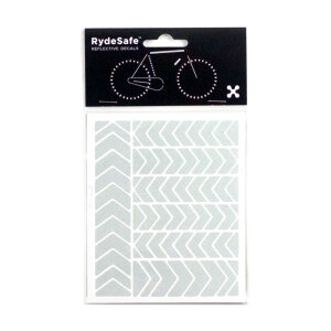 RydeSafe Reflective Bike Decals Chevron Small (White), 8,90 €