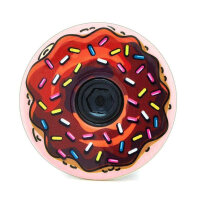 KustomCaps Full Color Headset Cap Chocolate Icing Donut (Brown)