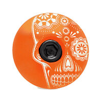 KustomCaps Ahead Steuersatz Kappe Calavera (Orange)