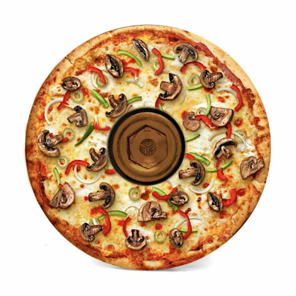 KustomCaps Full Color Headset Cap Veggie Pizza