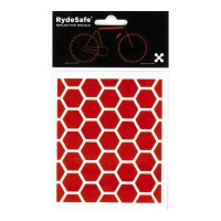 Reflektierende, hexagonale Fahrrad-Sticker von RydeSafe, 8,90 €